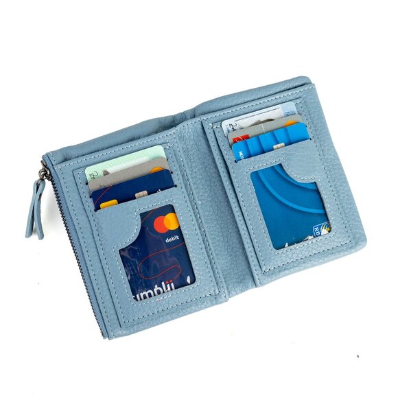 Wallets for Women, RFID Small Ladies Wallet,  Coin pouch Multi Card - Picture 3 of 3
